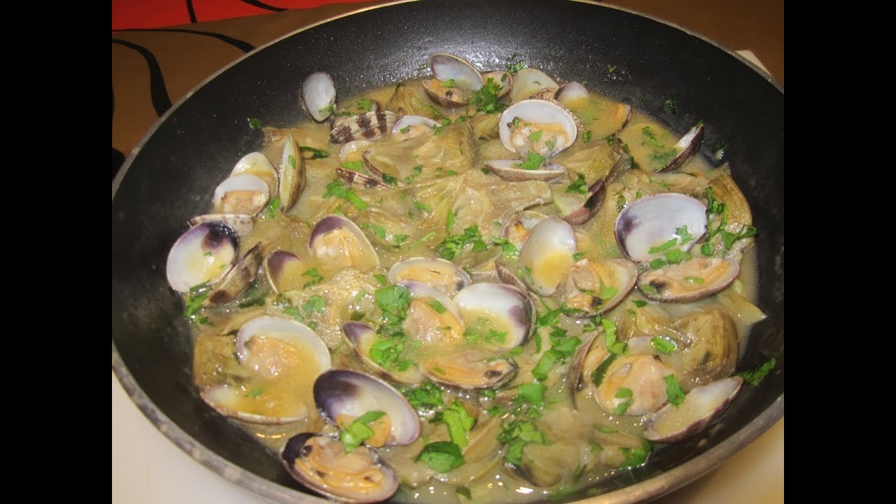 Alcachofas con Almejas