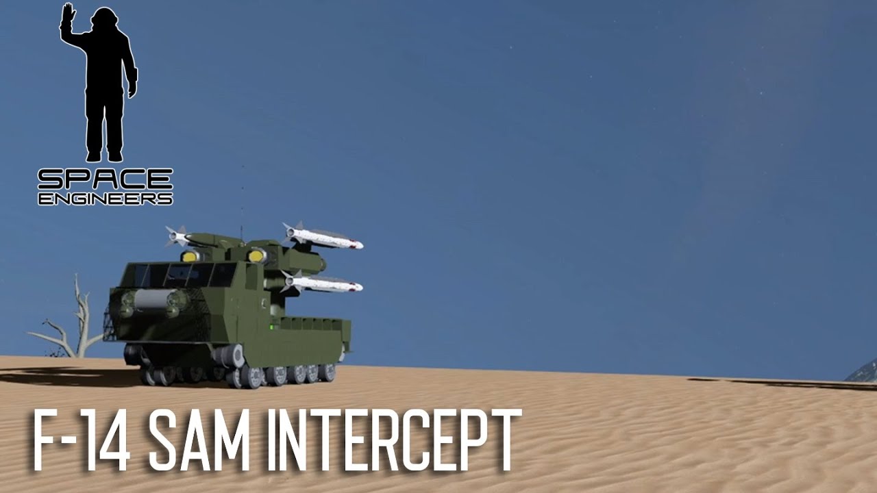 Space Engineers - F-14 SAM intercept (PMW Missile Autofire)