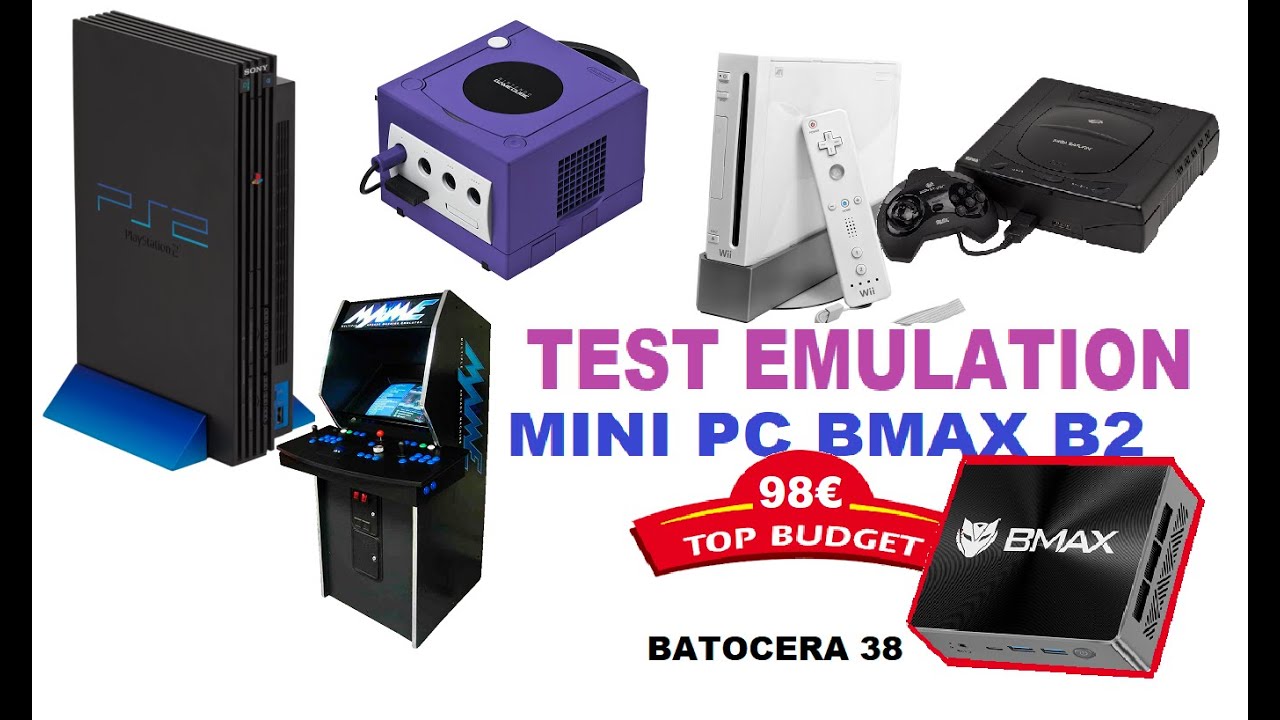 TEST EMULATION MINI PC BMAX B2 à 98€ BATOCERA 38