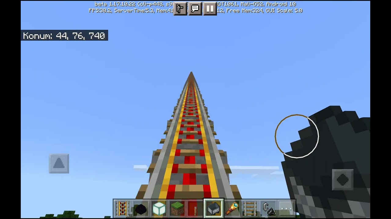 Dünyanın en uzun tren yolu (Minecraft)