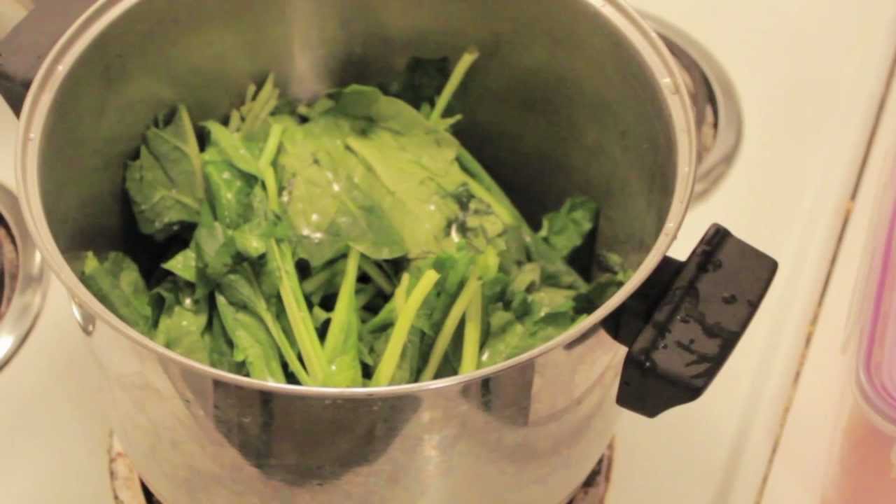 ma recette - epinards ou  (ndunda)