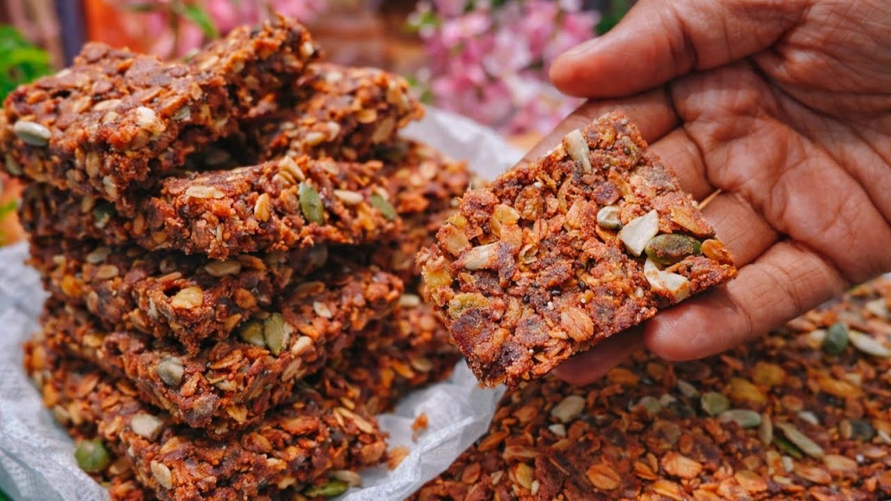 “How To Make Protein Bars At Home |💪Granola Bars Recipe | Muesli Energy Bars | Cheap Healthy Snack” 