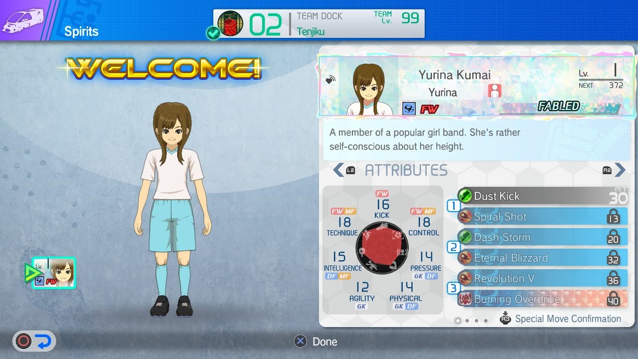 INAZUMA ELEVEN: Victory Road - Yurina Kumai Basara se fuma a Endou