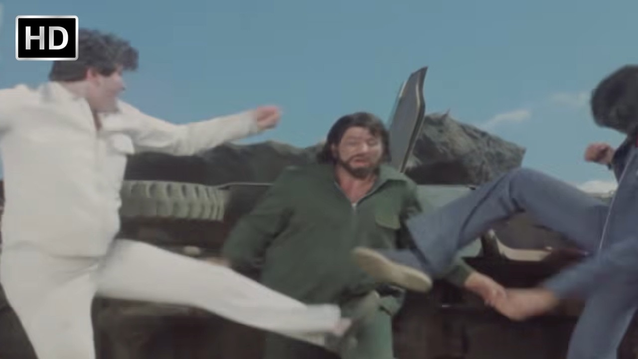 Kasme Vaade Climax - रणधीर कपूर का एक्शन क्लाइमेक्स सीन - Amitabh Bachchan, Raakhee, Randhir Kapoor