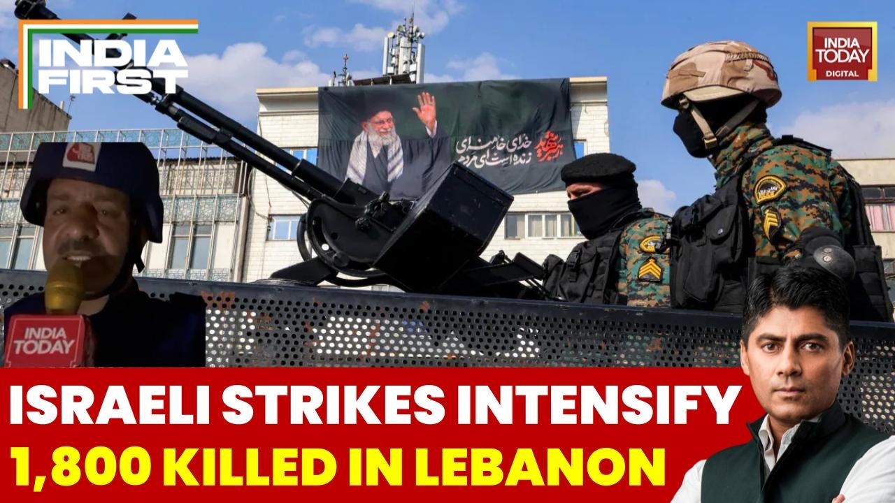 Israel Strikes Lebanon: Israeli Strikes Intensify ACross Beirut | 800,000 Displaced In Lebanon