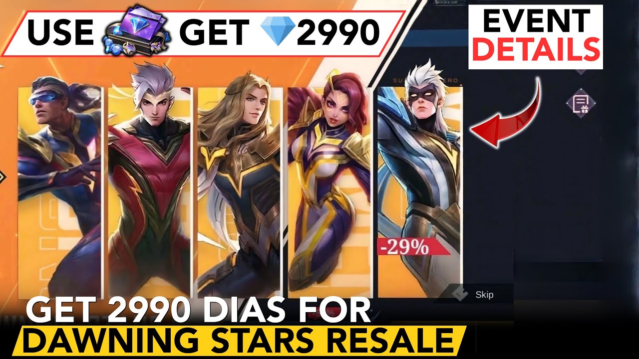 DAWNING STARS EVENT DETAILS & SAVING STRATEGY TO GET 2990💎 FOR THE EVENT🤩
