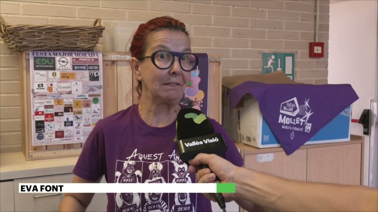 La colla de Morats prepara els últims detalls per la Festa Major de Mollet
