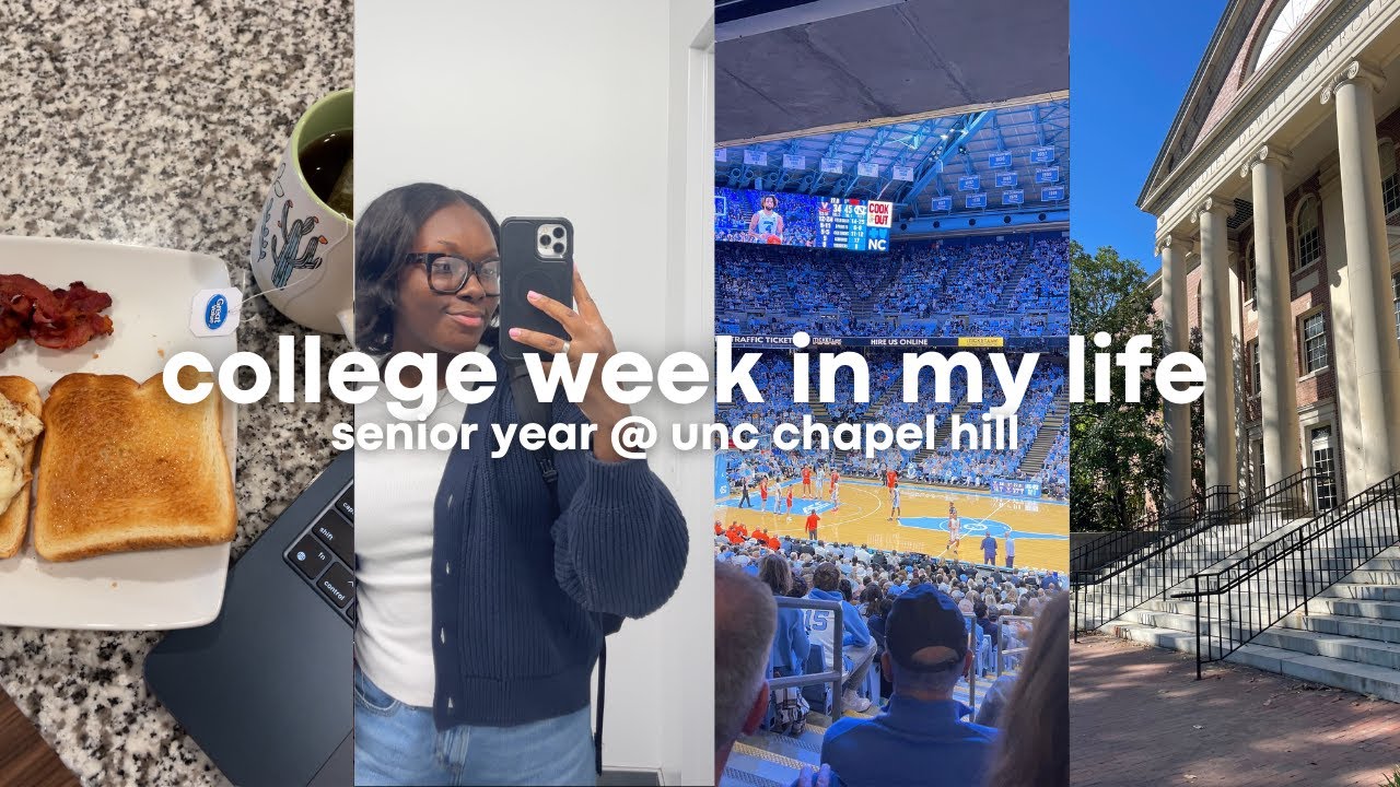 college week in my life as a senior @ unc chapel hill