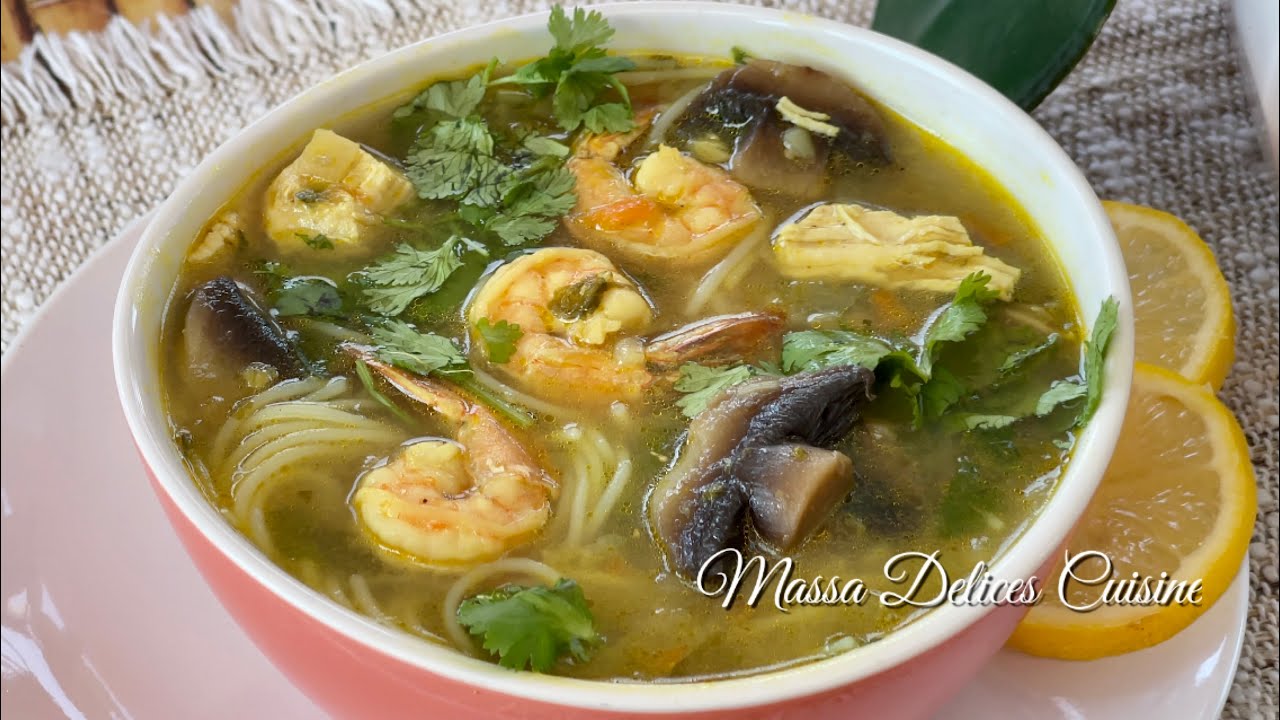Soupe Asiatique Légère et Nutritive 🦐