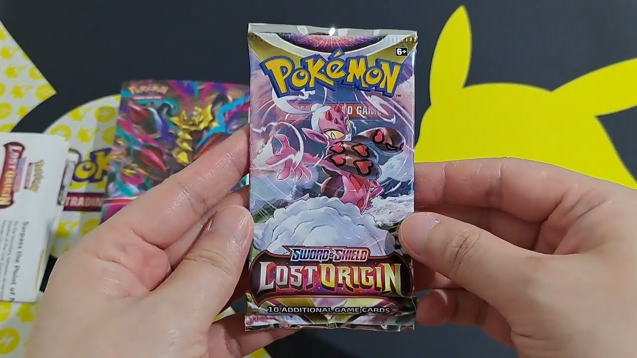 Pokemon Card Mini Portfolio Album Sword & Shield Lost Origin Booster Pack TCG