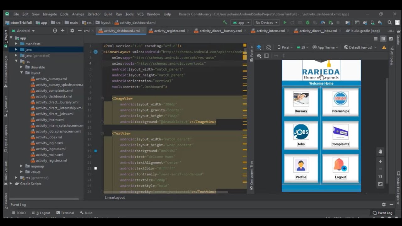 Final Year Android Projects with Source Code