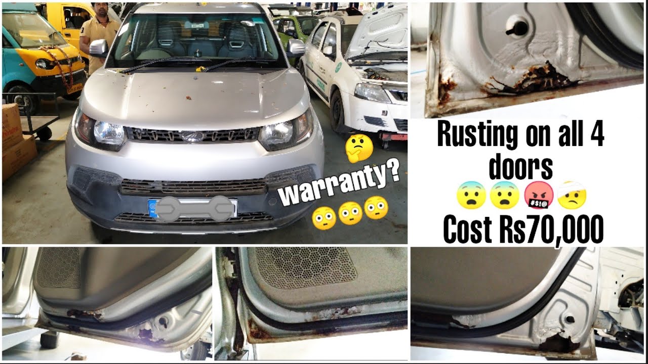 Mahindra Kuv100 Rust Repair || All Doors Rusting, Work Done Under Warranty Claim ||