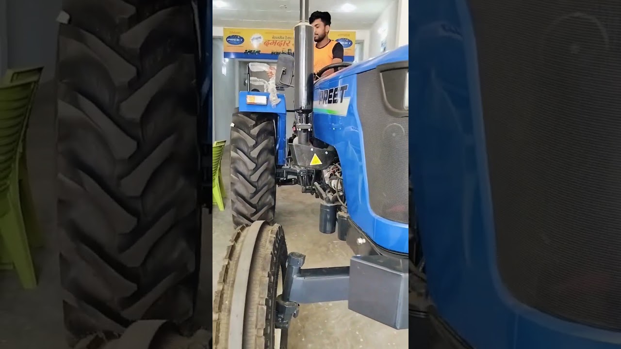 Aa gya Veero Blue Horse Preet 6049 Super Tractor #shorts #newvideo #viralvideo  #preet6049