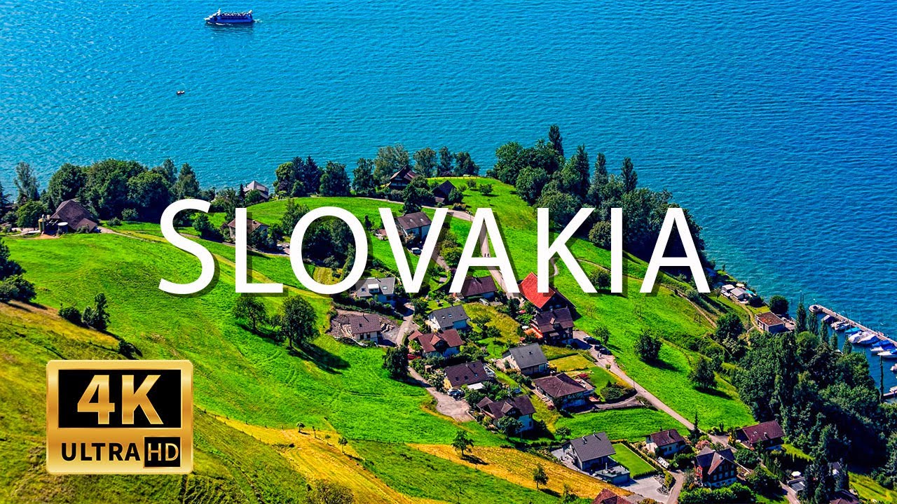 FLYING OVER SLOVAKIA (4K UHD) - Peaceful Piano Music With Stunning Beautiful Natural Film For TV