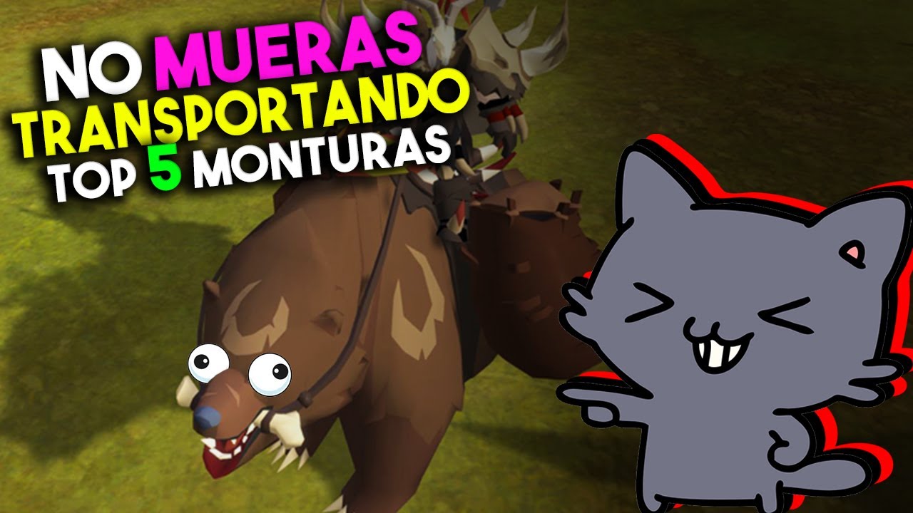 🦌 Mejores MONTURAS de FARMEO y TRANSPORTE 🐗 | Guía de Monturas | Albion en Español