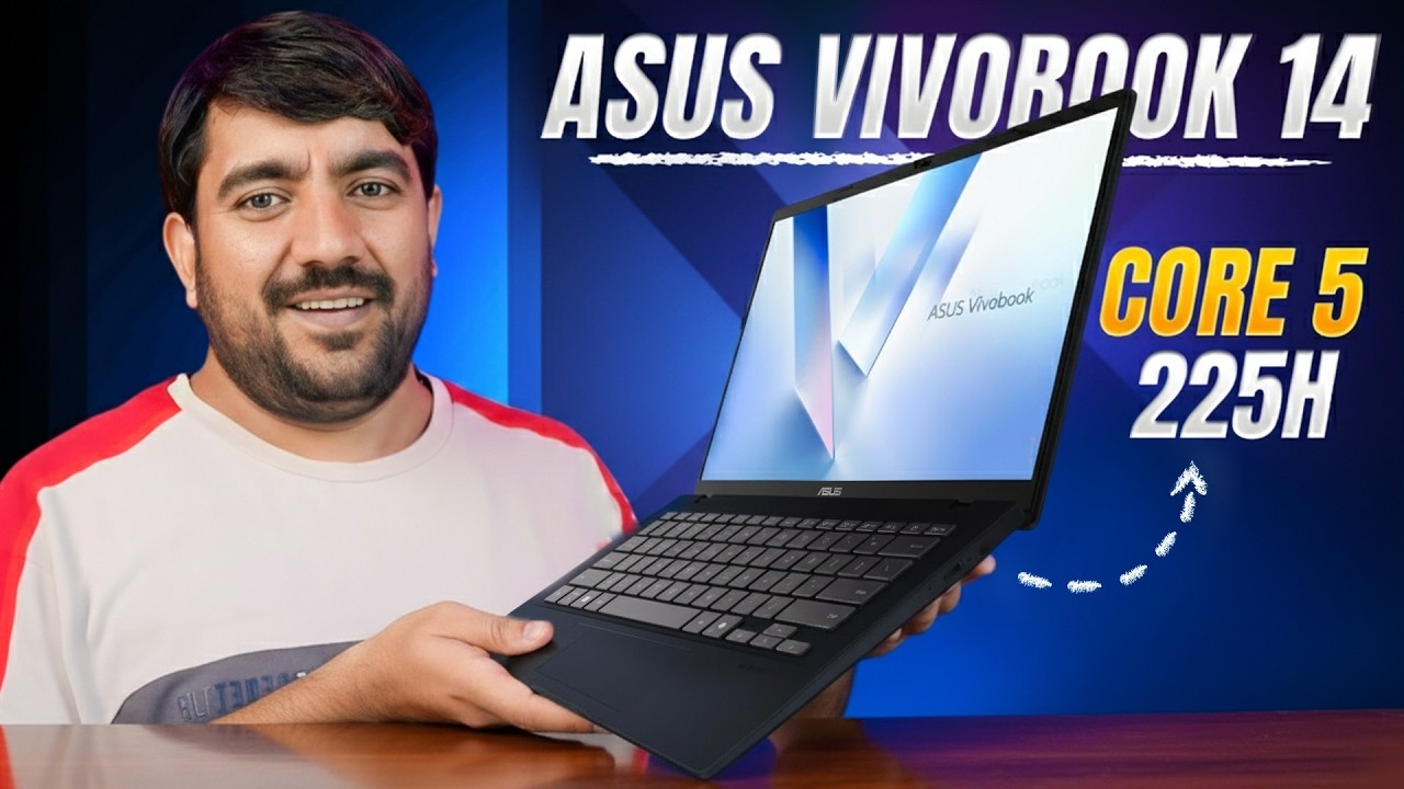 ASUS Vivobook 14 Intel Core Ultra 5 225H AI Powered Laptop | One Of The Best Laptop Under Rs50000