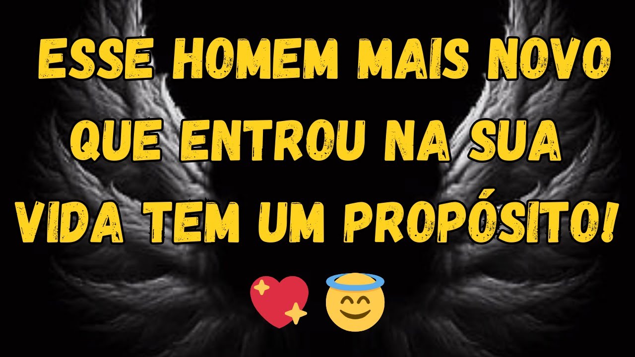 Esse Homem Mais Jovem Tem Um Propósito Espiritual Na Sua Vida. 🌟