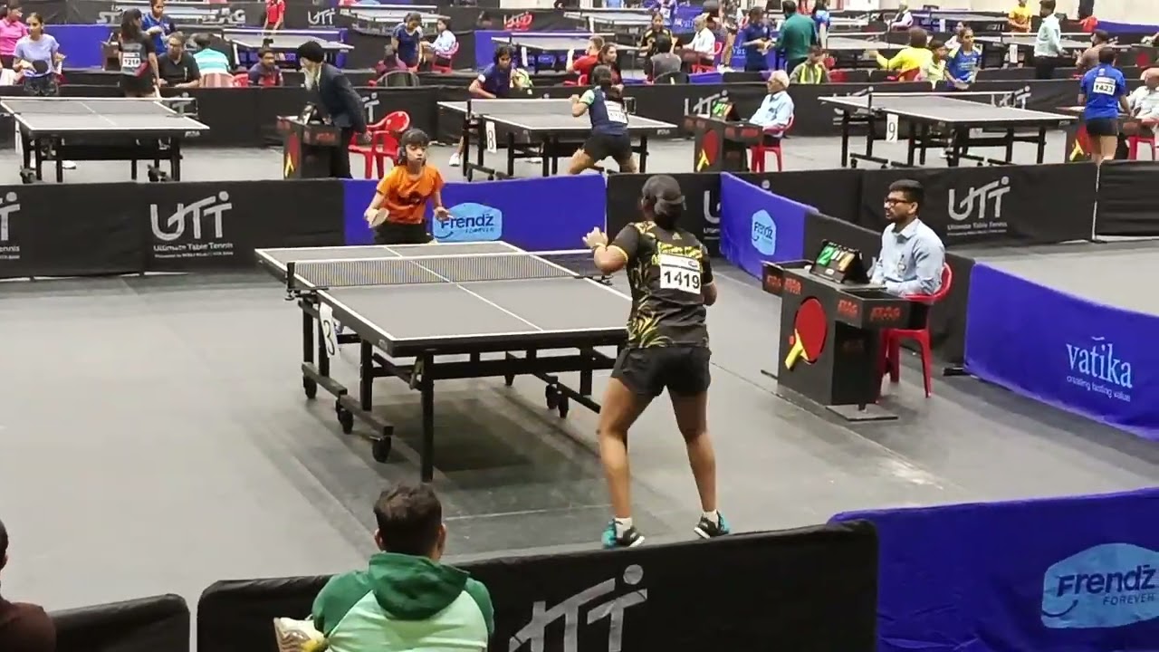 Utt National Ranking Table Tennis Championship 2025 Panchkula Under 17 Girls  Qualifying Round 2