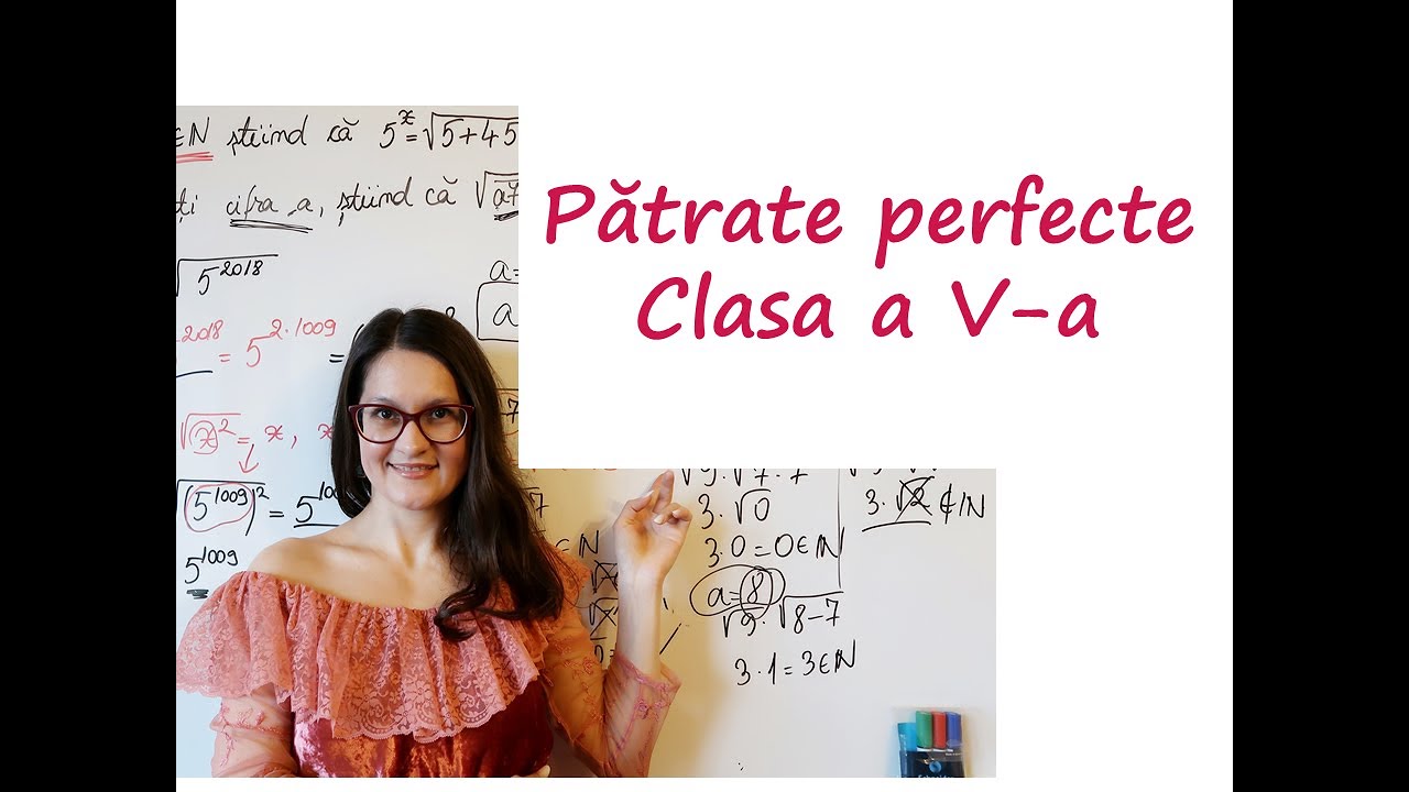 Cum arătăm că un număr nu este pătrat perfect? | Clasa a V-a   