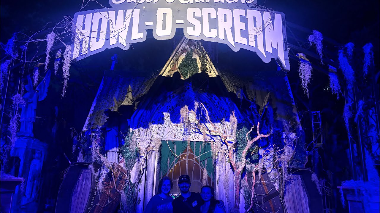 Howl O Scream Opening Night At Busch Gardens Tampa - All 5 Houses and Scare Zones