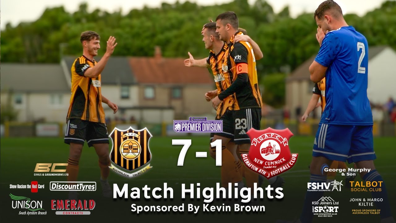 Auchinleck Talbot 7-1 Glenafton Athletic | WOSFL Premier Division | Sat 6th September