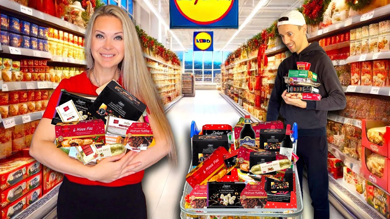 BUYING & TRYING NEW LIDL CHRISTMAS FOOD 2024! 😋