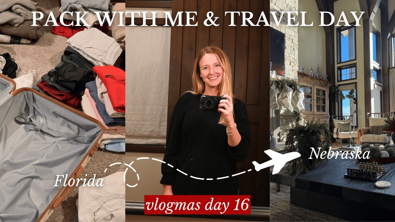 Vlogmas, 16-й день | Сборы и поездка в Небраску на праздники