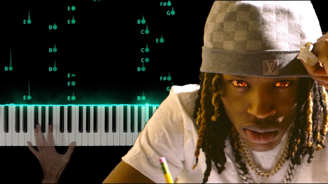 King Von - Took Her to the O Piano Tutorial | just got some top from a (TikTok Tutorials)