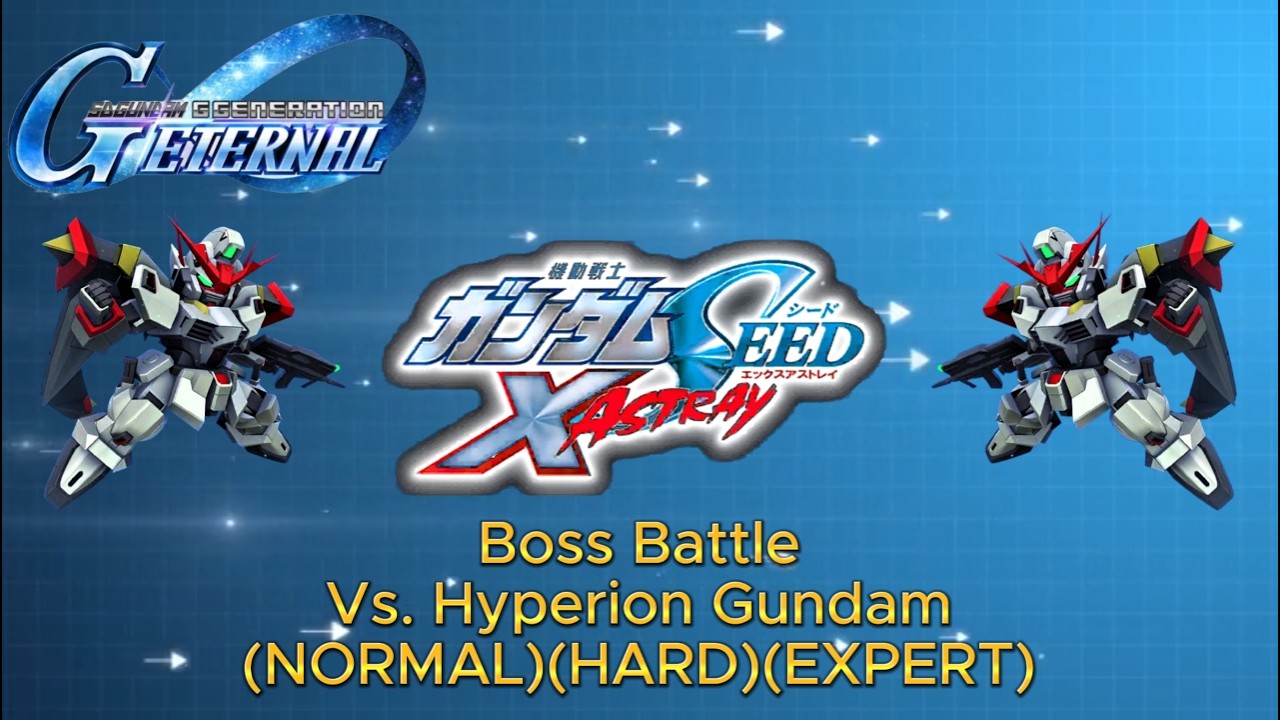 SD Gundam G Generation Eternal Event 27 Mobile Suit Gundam Seed X Astray Boss Battle 1-3