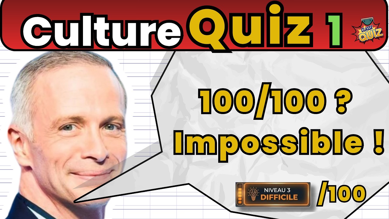 100 quiz culture generale pour un champion volume 1
