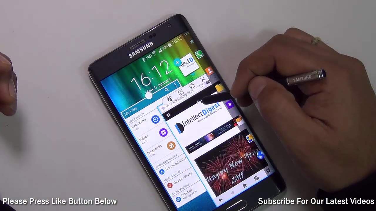 Samsung Galaxy Note Edge Review By Intellect Digest