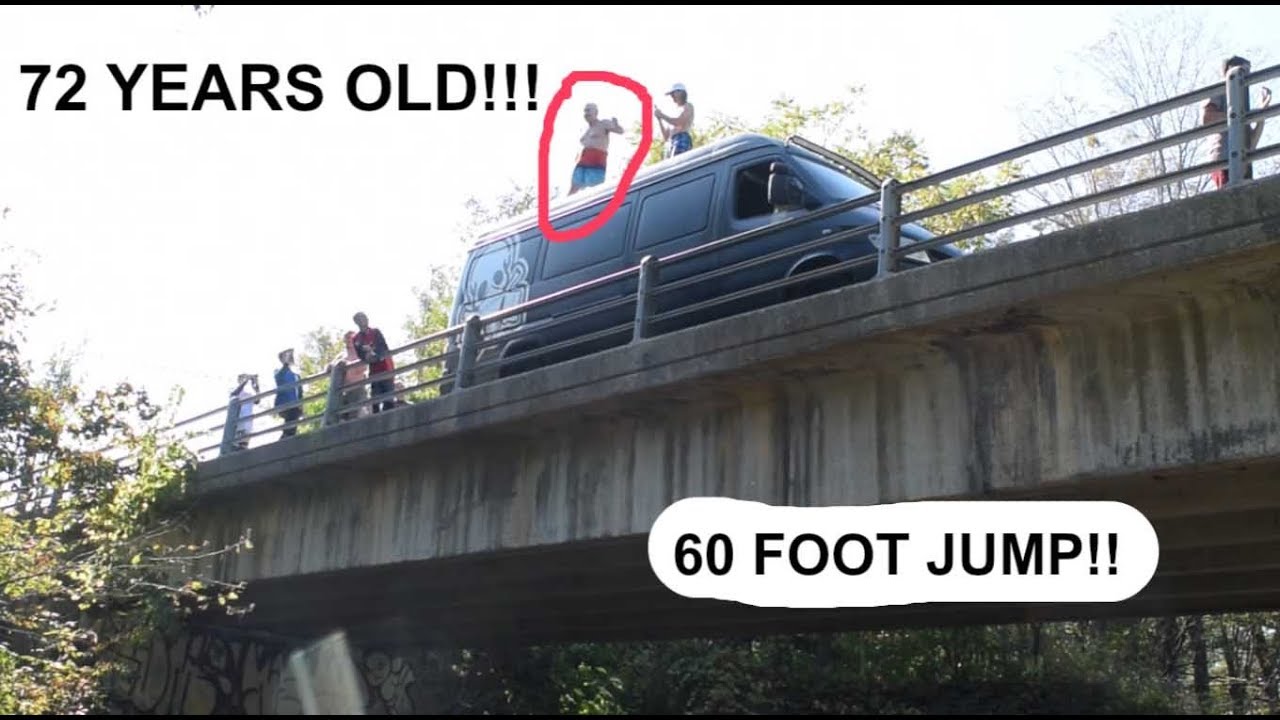 CRAZY 72 YEAR OLD JUMPS FROM VAN OFF A BRIDGE (60ft) | Fawns Leap, Furlongs, Adams Falls