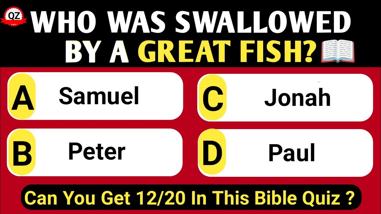 Bible Quiz Challenge 🧠 Easy to Impossible | Only True Bible Experts Get 20/20