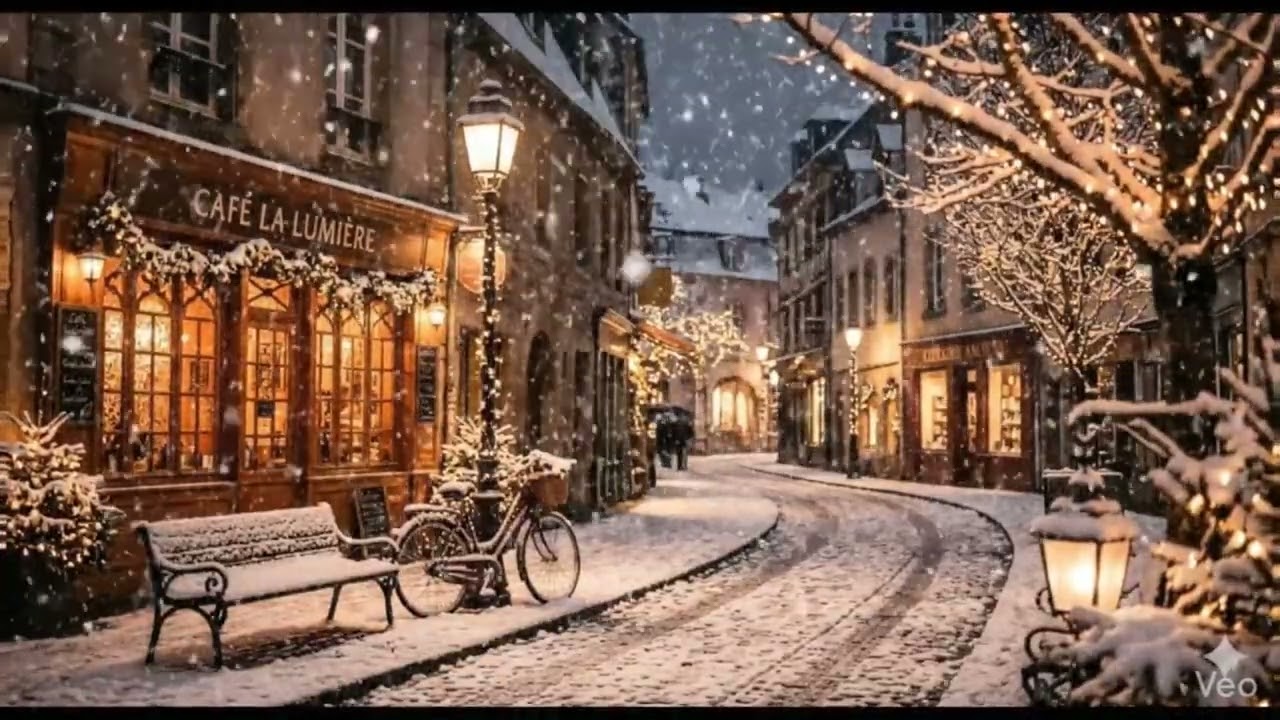 Relax in This Cozy Winter Ambience ❄️🔥