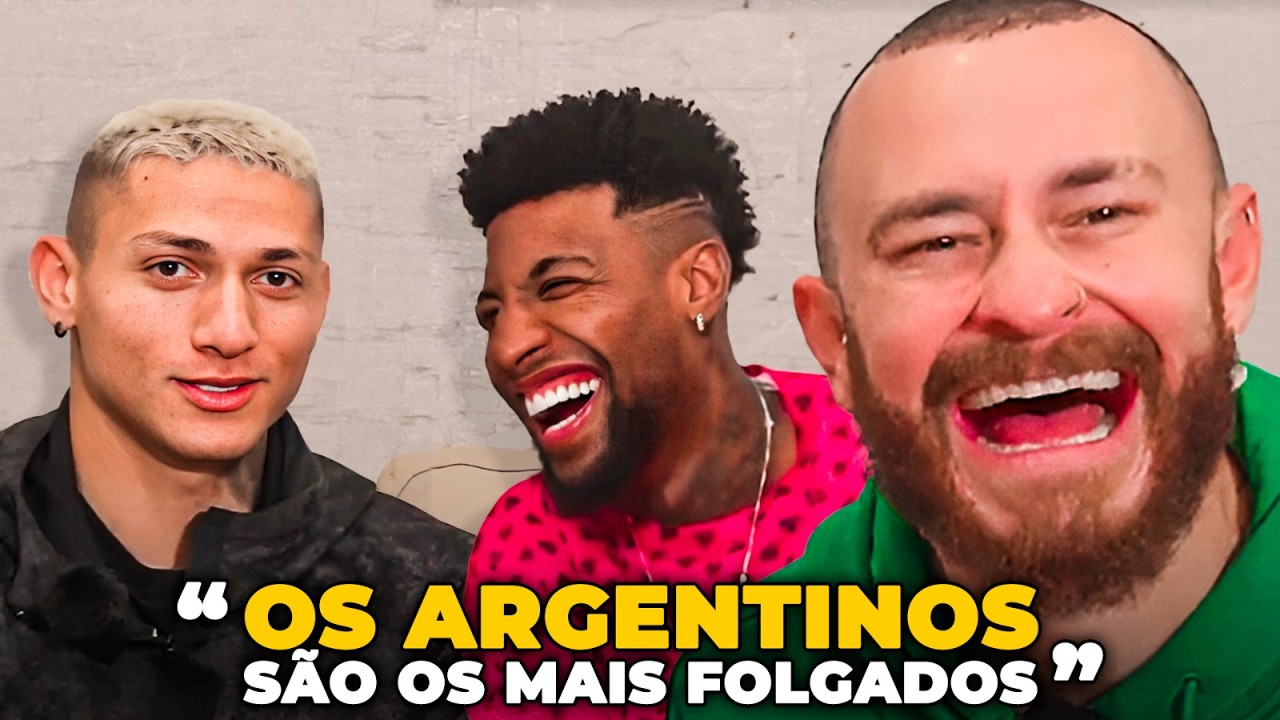 RICHARLISON E FRED INVADEM A CASA DE EMERSON ROYAL!