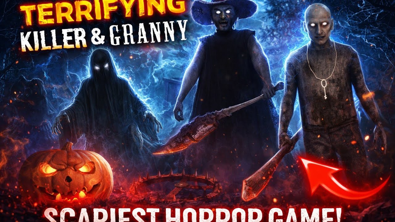 GRANNY GAME HORRER ESCAPE GAMEPLAY | HALLOWIN MOOD EPI 1