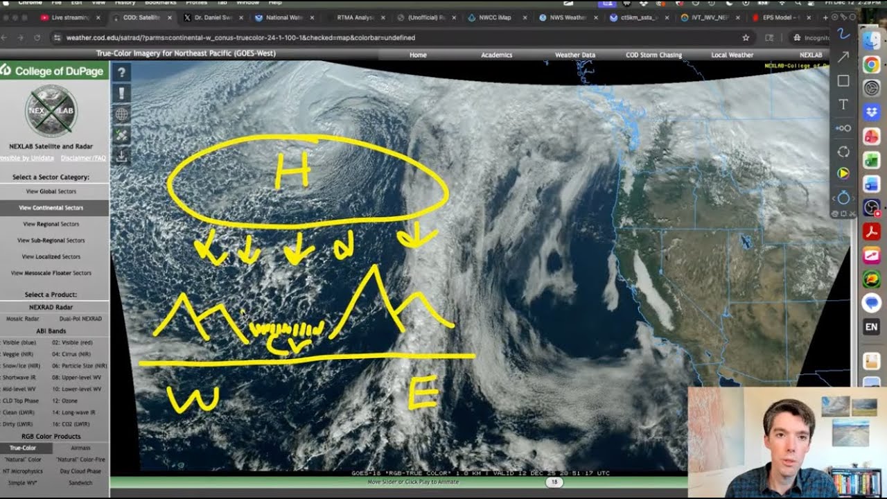 Historic Pacific NW flooding, extreme Western U.S. warmth, and late Dec return of California rain