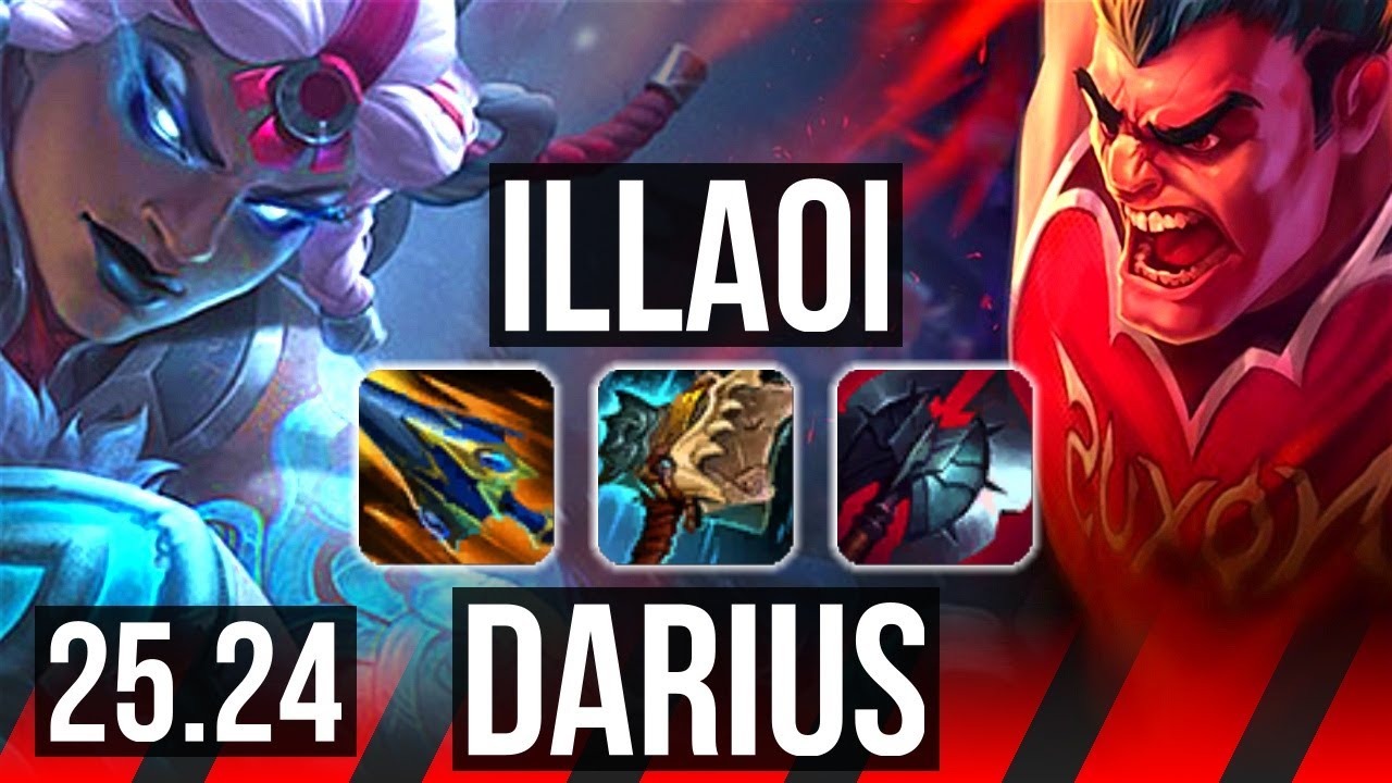 ILLAOI vs DARIUS (TOP) | 9/1/5 | EUW Master | 25.24