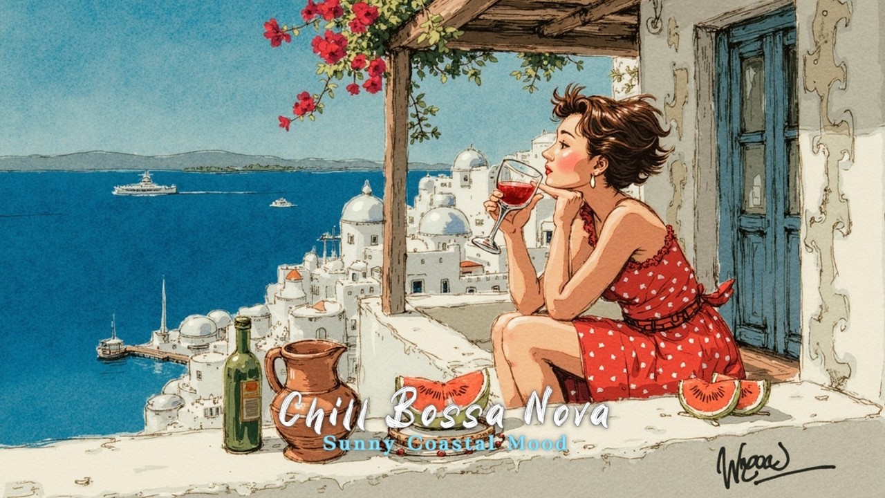 Endless Summer Afternoon with Bossa Nova Jazz - Sunny Coastal Mood | Smooth & Calm