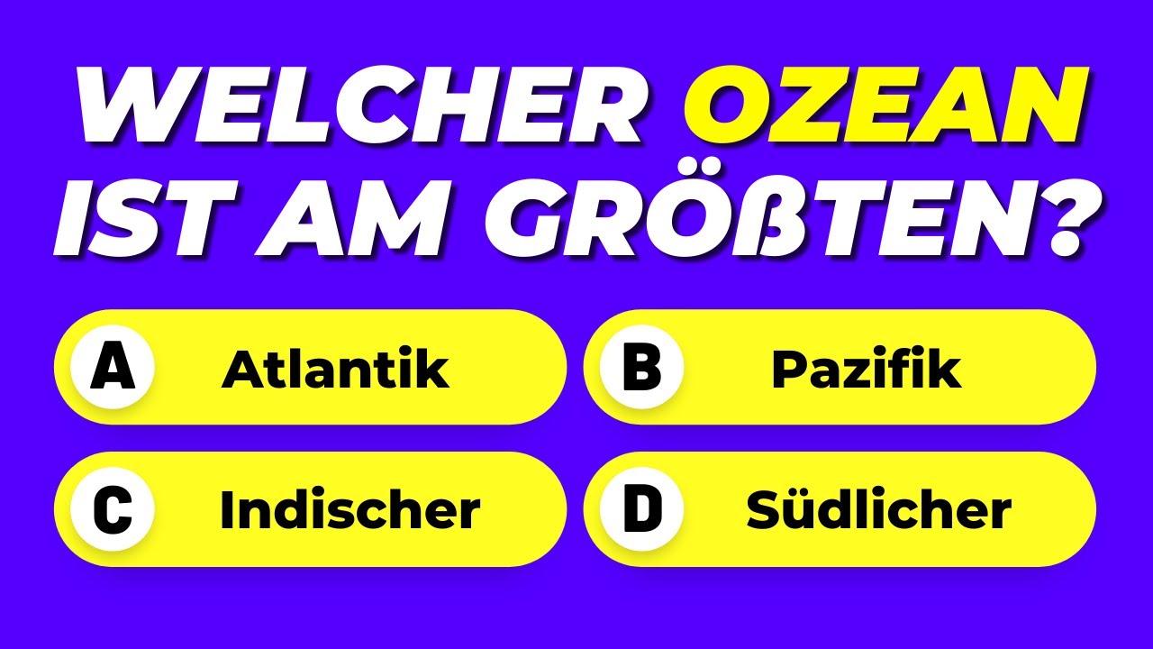 Allgemeinwissen-Quiz! Kennst du die Antworten auf diese 25 Fragen?