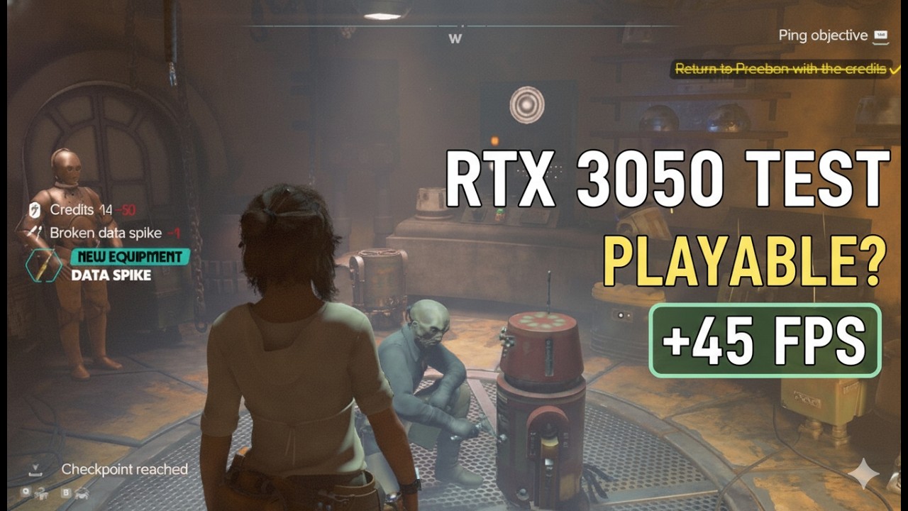 Star Wars Outlaws on RTX 3050 Laptop (Low vs Medium vs High Settings)