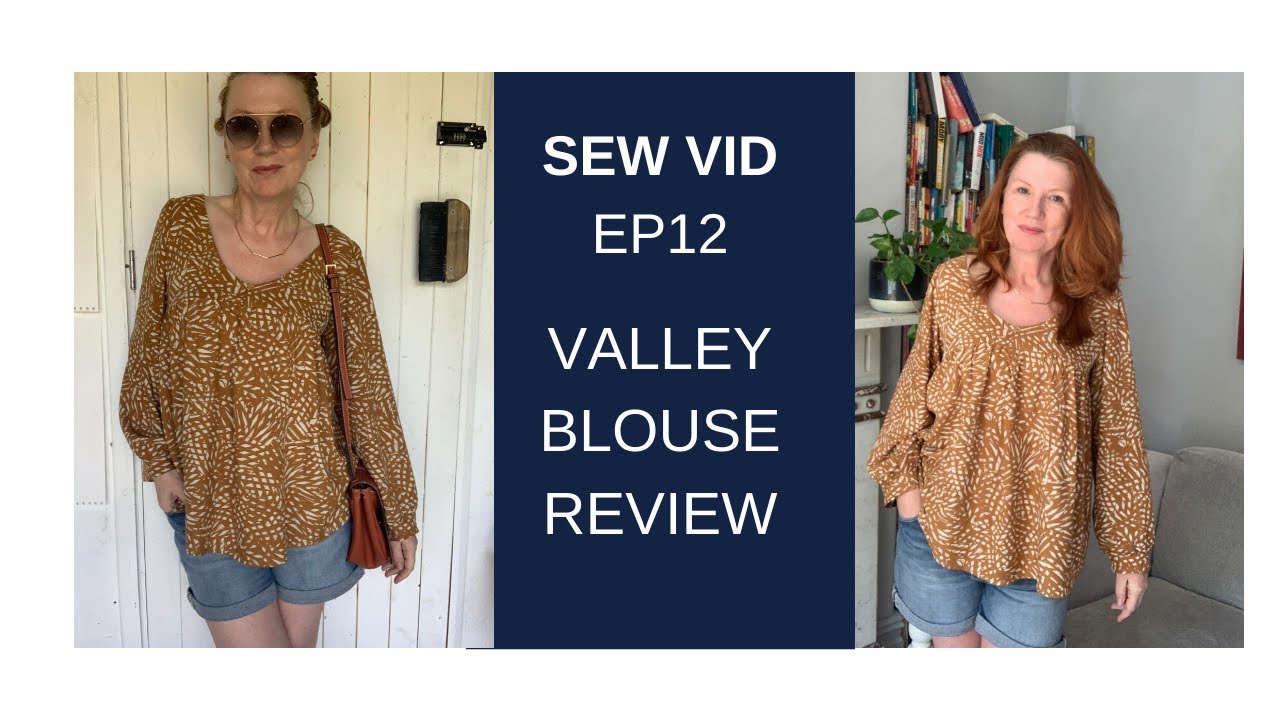 SewVid EP12 - Valley blouse sewing pattern review