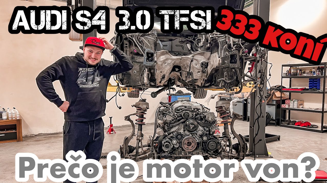 Vyberáme motor na Audi S4 b8 3 0 TFSI | Projekt kompresor #02 | - Rngd