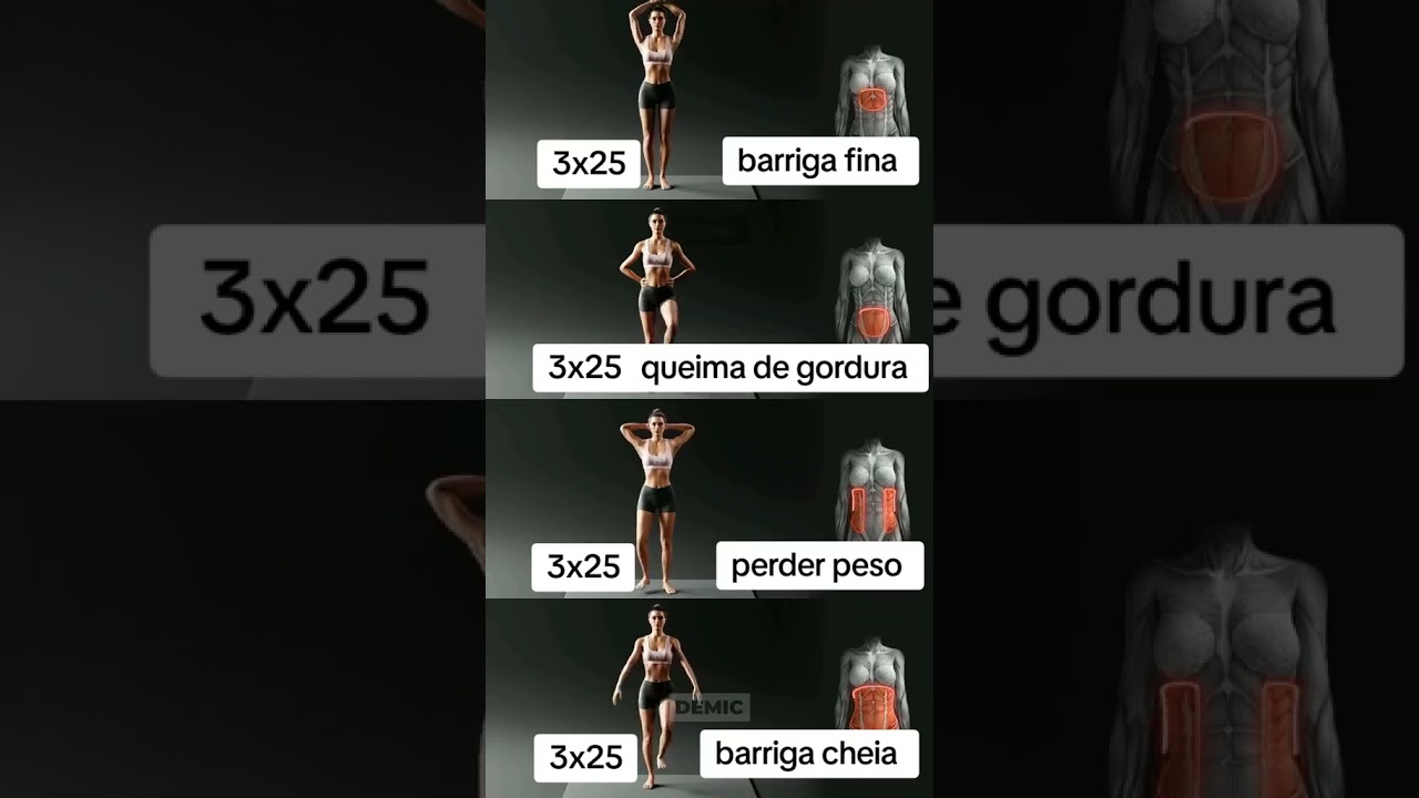 Exercicios para perder peso e a barriga #perderpeso #emagrecer #exerc&iacute;cio