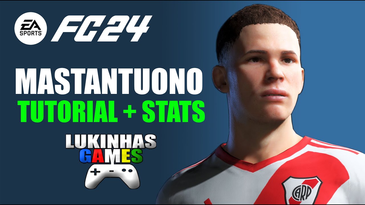 EA FC 24 | Franco Mastantuono | River Plate | stats | tutorial | look alike | how to create