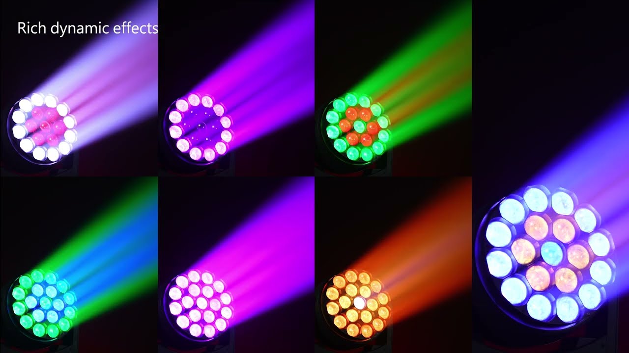 Joyfirst LED mini 1940 19x40W Wash Zoom Moving Head Stage Light