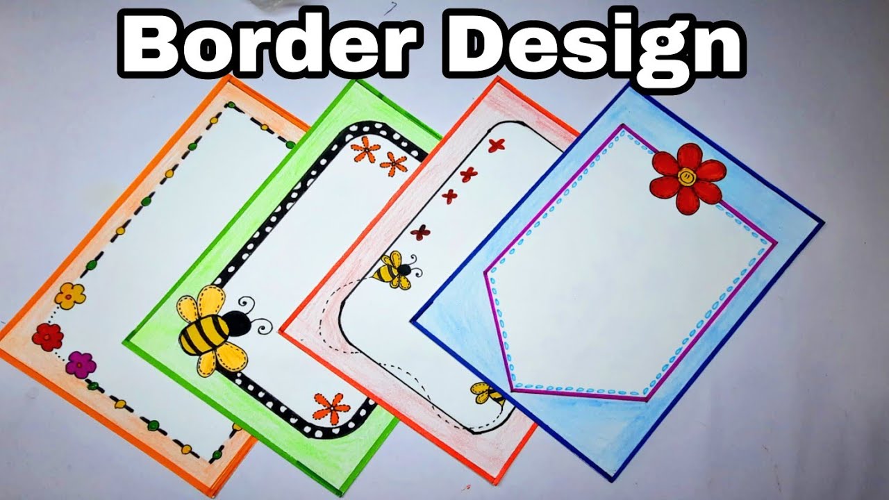4' Corner Designs/Border Design for Project/Project File Decoration/Corner Border Design for Project