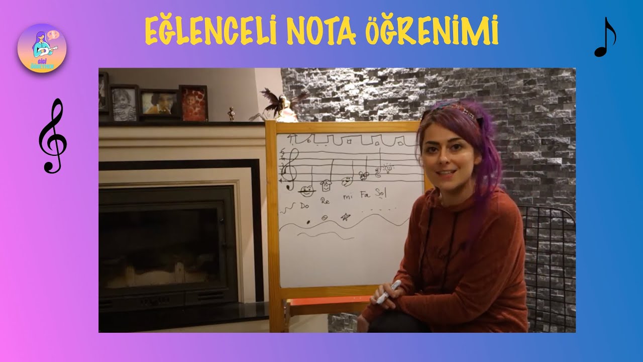 Çocuklar için Notaların yeri(Notalar masalı ve anlatımı)Gigi Öğretmen Uzaktan Okul Öncesi