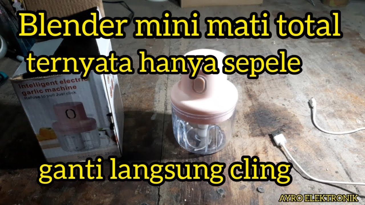 Servis blender mini portable charger mati total