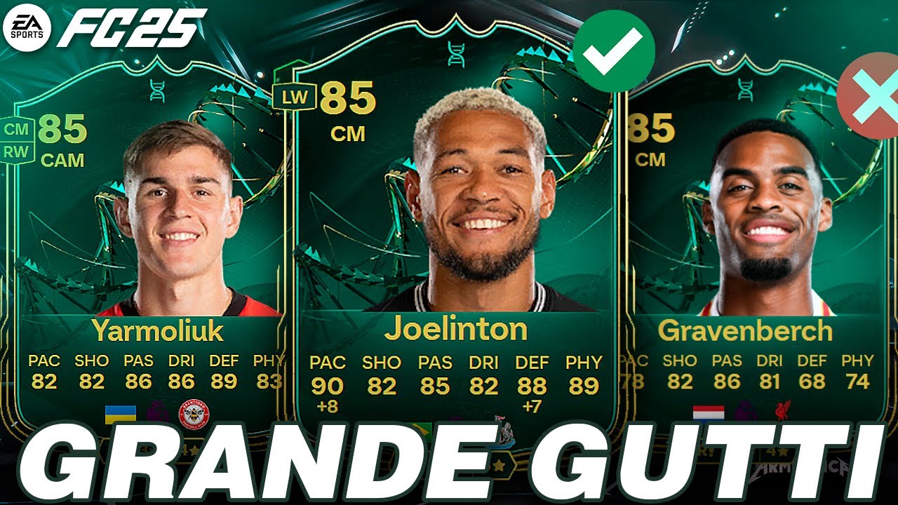 FIFA 25 | 💥MELHORES MC'S NA EVOLUÇÃO GRANDE GUTTI  || LINKER ||